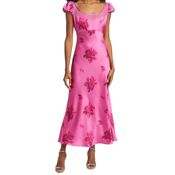 Loveshackfancy Renaissance Rainfall Charm Joelette Midi-Dress - Size 0 - Picture 1 of 9